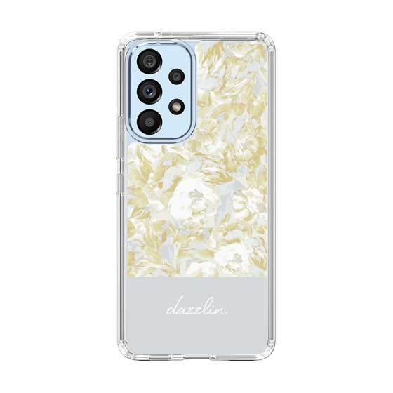 Slim Protection Case［ dazzlin - PaintFlower - Light Blue ］