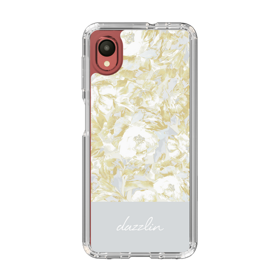 Slim Protection Case［ dazzlin - PaintFlower - Light Blue ］