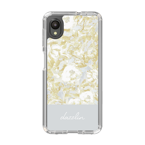 Slim Protection Case［ dazzlin - PaintFlower - Light Blue ］