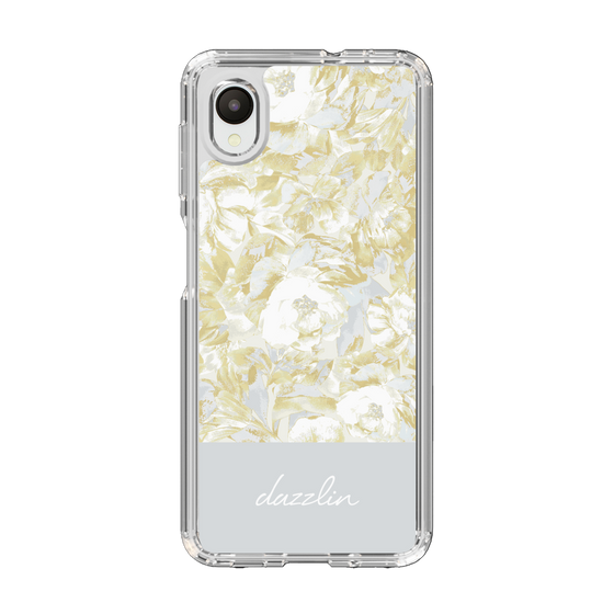 Slim Protection Case［ dazzlin - PaintFlower - Light Blue ］