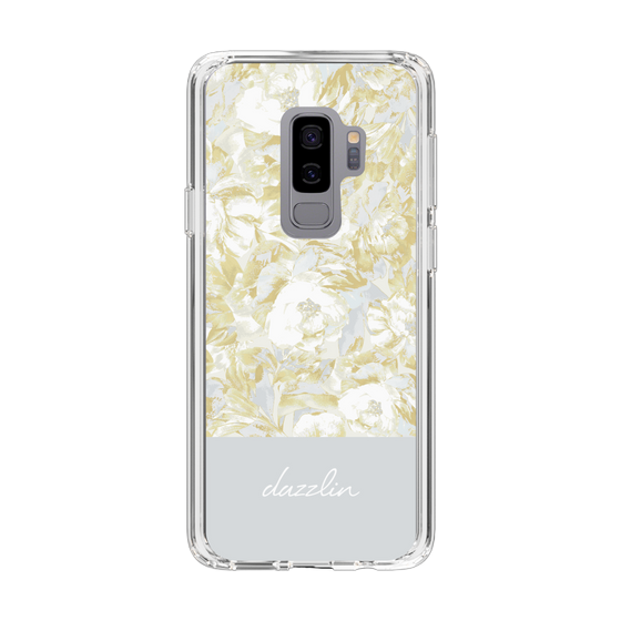 Slim Protection Case［ dazzlin - PaintFlower - Light Blue ］