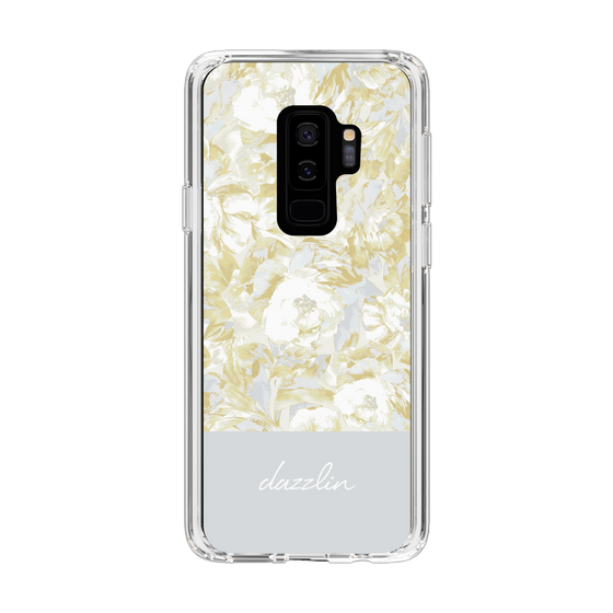 Slim Protection Case［ dazzlin - PaintFlower - Light Blue ］