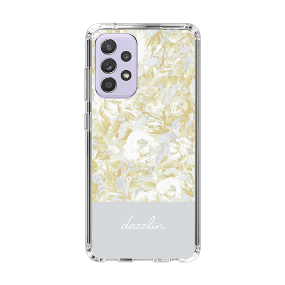 Slim Protection Case［ dazzlin - PaintFlower - Light Blue ］
