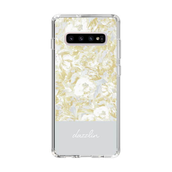 Slim Protection Case［ dazzlin - PaintFlower - Light Blue ］