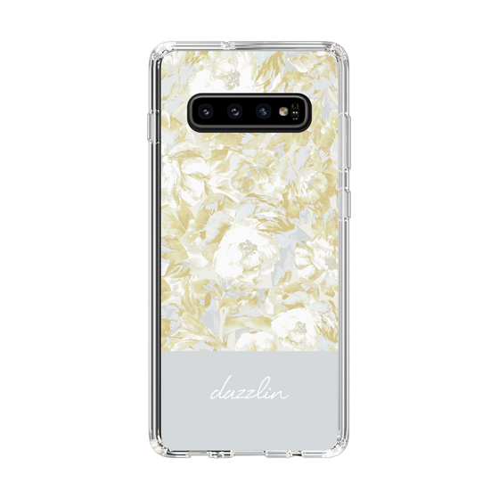 Slim Protection Case［ dazzlin - PaintFlower - Light Blue ］