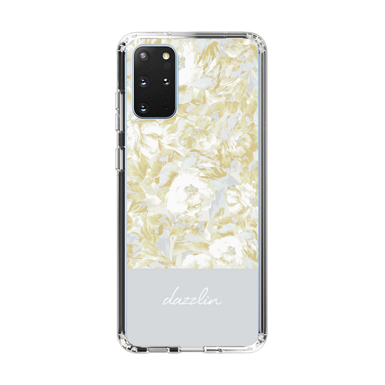 Slim Protection Case［ dazzlin - PaintFlower - Light Blue ］