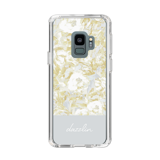 Slim Protection Case［ dazzlin - PaintFlower - Light Blue ］