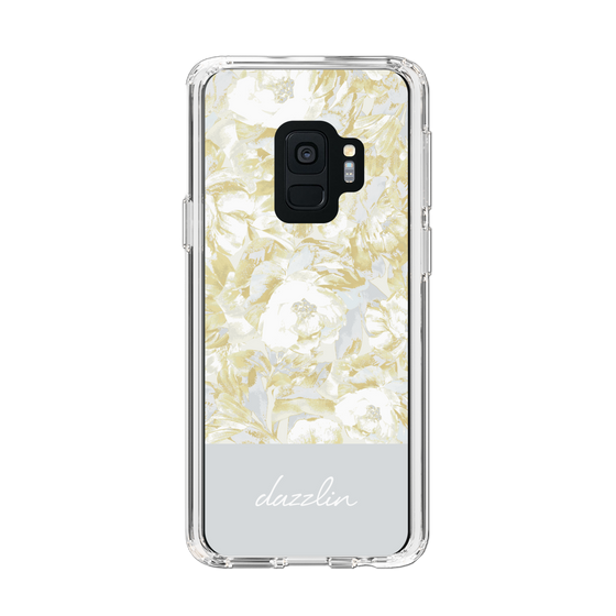 Slim Protection Case［ dazzlin - PaintFlower - Light Blue ］