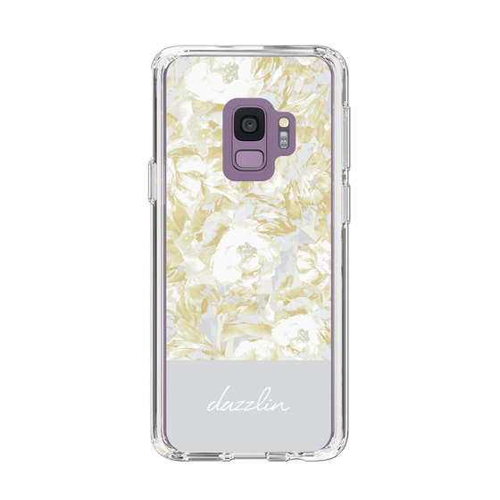 Slim Protection Case［ dazzlin - PaintFlower - Light Blue ］