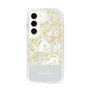 Slim Protection Case［ dazzlin - PaintFlower - Light Blue ］