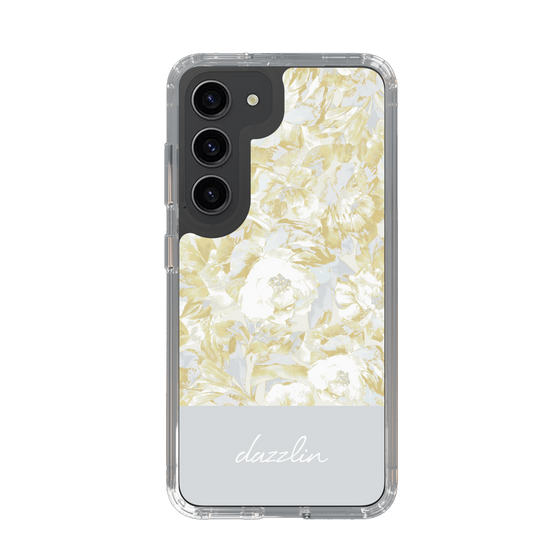 Slim Protection Case［ dazzlin - PaintFlower - Light Blue ］