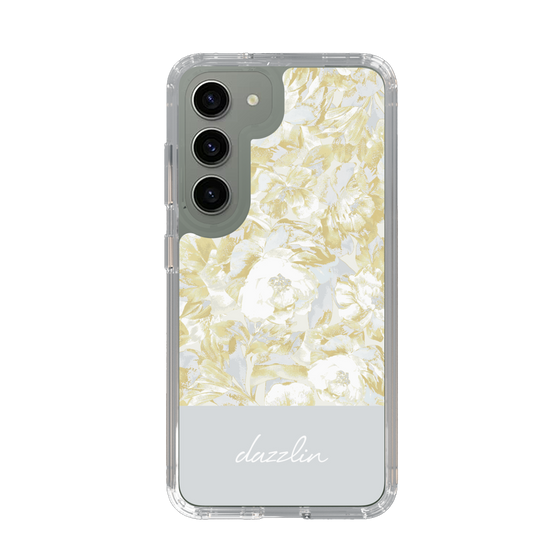 Slim Protection Case［ dazzlin - PaintFlower - Light Blue ］