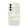 Slim Protection Case［ dazzlin - PaintFlower - Light Blue ］