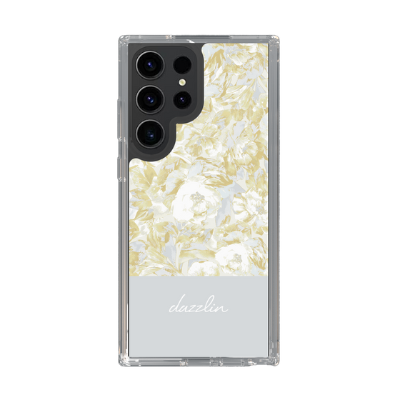 Slim Protection Case［ dazzlin - PaintFlower - Light Blue ］