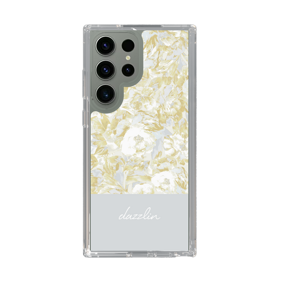Slim Protection Case［ dazzlin - PaintFlower - Light Blue ］