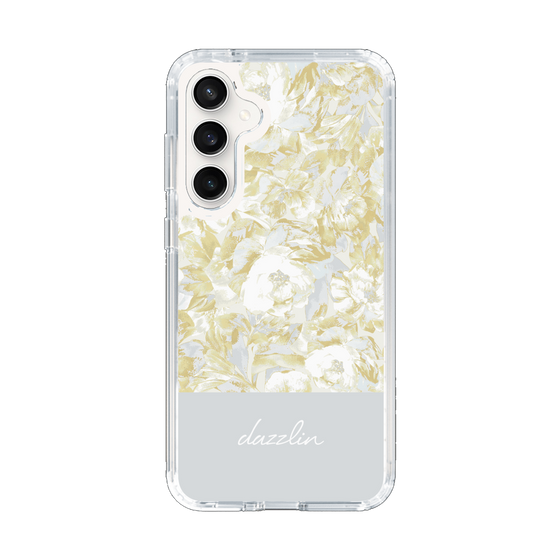 Slim Protection Case［ dazzlin - PaintFlower - Light Blue ］