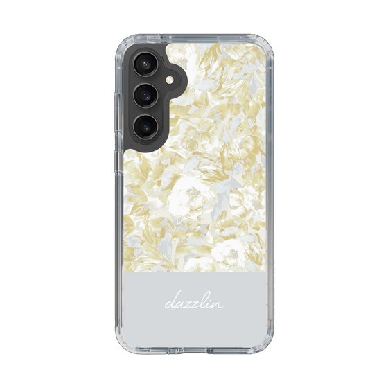 Slim Protection Case［ dazzlin - PaintFlower - Light Blue ］