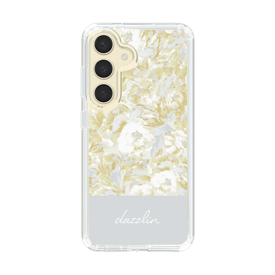 Slim Protection Case［ dazzlin - PaintFlower - Light Blue ］