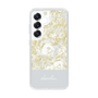 Slim Protection Case［ dazzlin - PaintFlower - Light Blue ］
