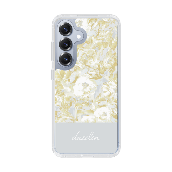 Slim Protection Case［ dazzlin - PaintFlower - Light Blue ］
