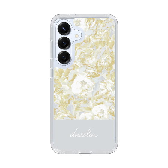 Slim Protection Case［ dazzlin - PaintFlower - Light Blue ］