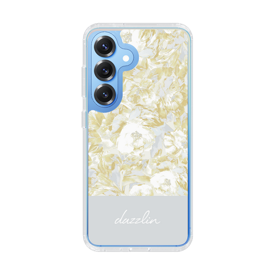 Slim Protection Case［ dazzlin - PaintFlower - Light Blue ］