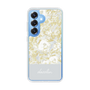 Slim Protection Case［ dazzlin - PaintFlower - Light Blue ］