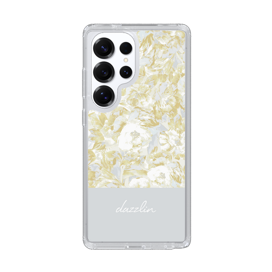 Slim Protection Case［ dazzlin - PaintFlower - Light Blue ］