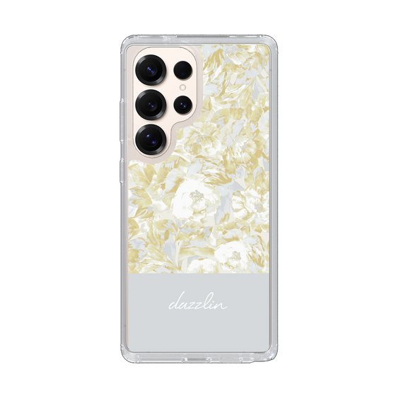 Slim Protection Case［ dazzlin - PaintFlower - Light Blue ］