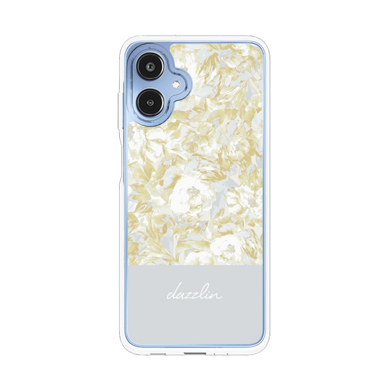 Slim Protection Case［ dazzlin - PaintFlower - Light Blue ］