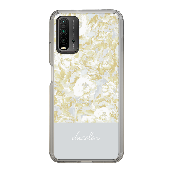 Slim Protection Case［ dazzlin - PaintFlower - Light Blue ］