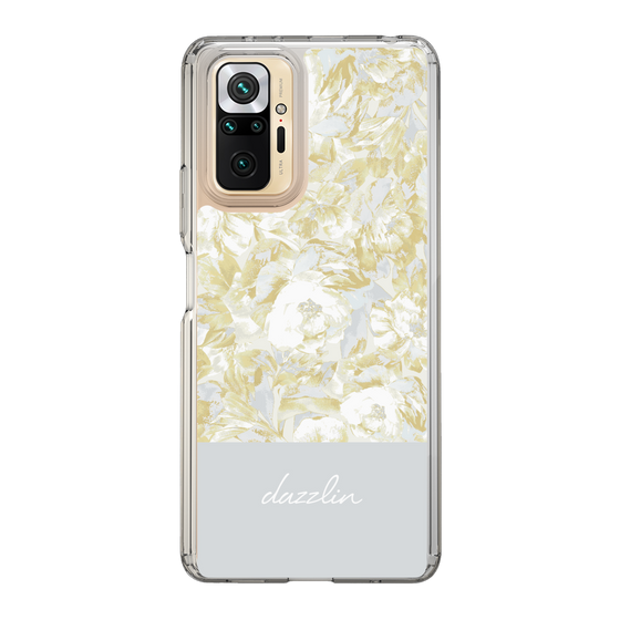 Slim Protection Case［ dazzlin - PaintFlower - Light Blue ］