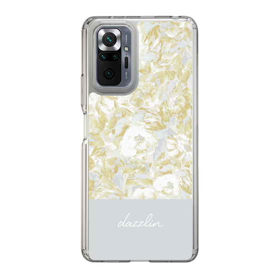 Slim Protection Case［ dazzlin - PaintFlower - Light Blue ］