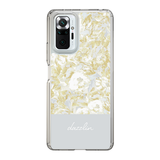 Slim Protection Case［ dazzlin - PaintFlower - Light Blue ］