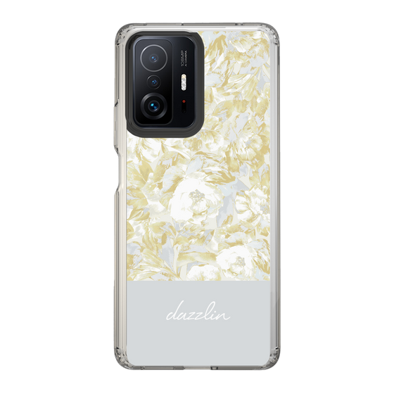 Slim Protection Case［ dazzlin - PaintFlower - Light Blue ］