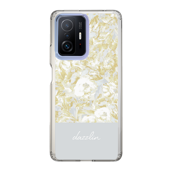 Slim Protection Case［ dazzlin - PaintFlower - Light Blue ］