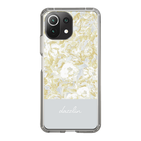 Slim Protection Case［ dazzlin - PaintFlower - Light Blue ］