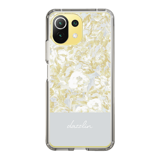 Slim Protection Case［ dazzlin - PaintFlower - Light Blue ］