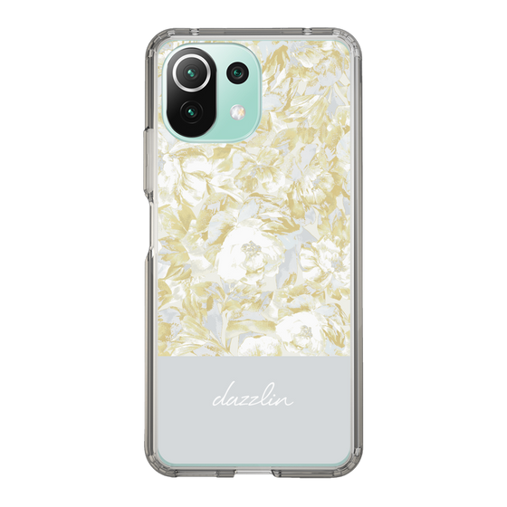 Slim Protection Case［ dazzlin - PaintFlower - Light Blue ］