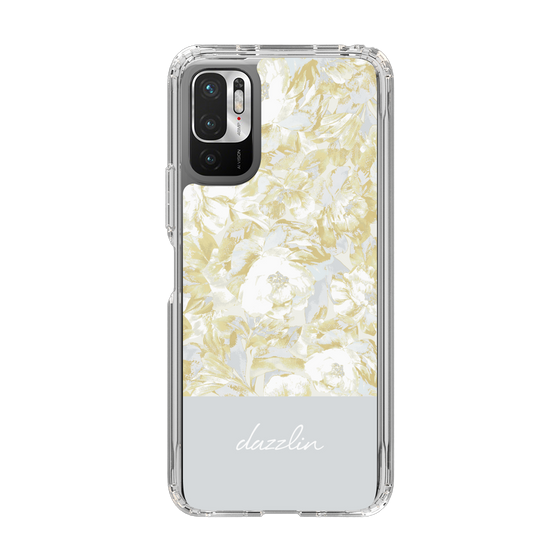 Slim Protection Case［ dazzlin - PaintFlower - Light Blue ］