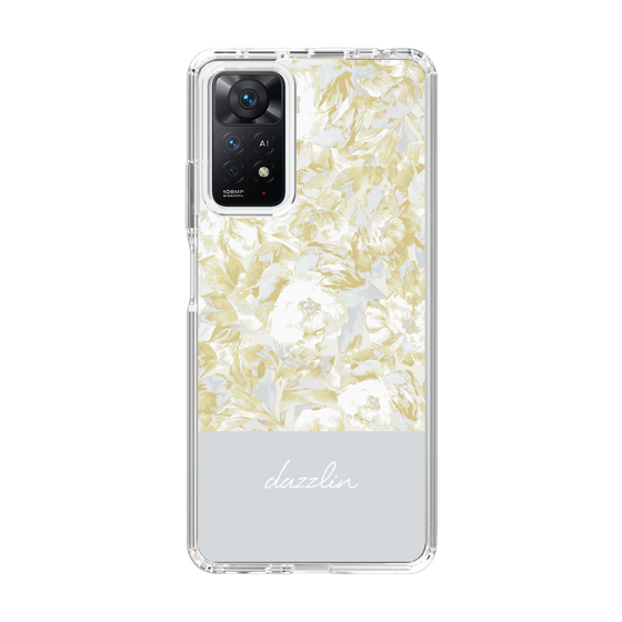 Slim Protection Case［ dazzlin - PaintFlower - Light Blue ］