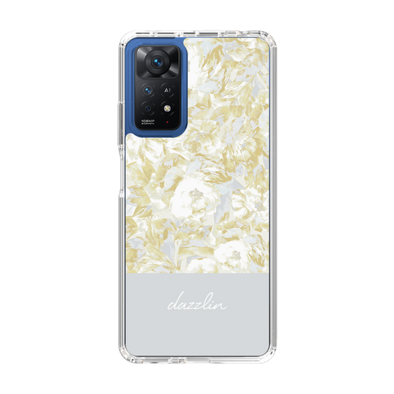 Slim Protection Case［ dazzlin - PaintFlower - Light Blue ］