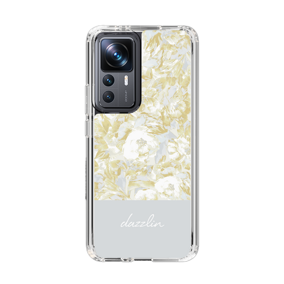 Slim Protection Case［ dazzlin - PaintFlower - Light Blue ］