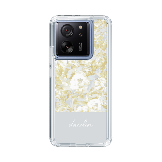 Slim Protection Case［ dazzlin - PaintFlower - Light Blue ］