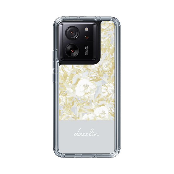 Slim Protection Case［ dazzlin - PaintFlower - Light Blue ］