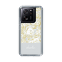 Slim Protection Case［ dazzlin - PaintFlower - Light Blue ］