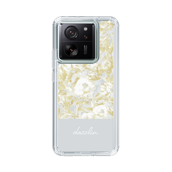 Slim Protection Case［ dazzlin - PaintFlower - Light Blue ］