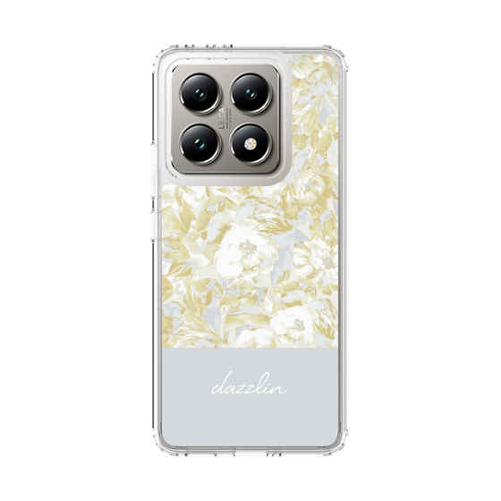 Slim Protection Case［ dazzlin - PaintFlower - Light Blue ］