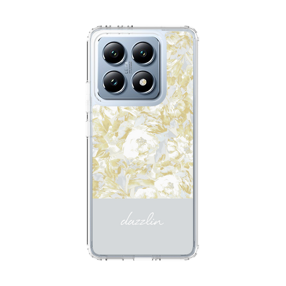 Slim Protection Case［ dazzlin - PaintFlower - Light Blue ］
