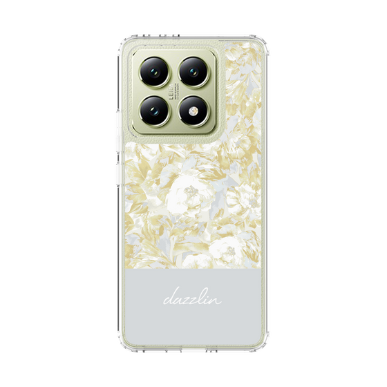 Slim Protection Case［ dazzlin - PaintFlower - Light Blue ］